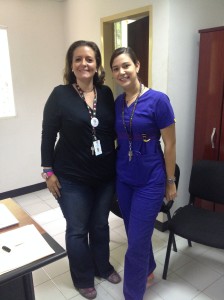 De izquierda a derecha: Elina Suárez, coordinadora de operaciones de Salud Hatillo y Anna Hevia, coordinadora de Salud Hatillo