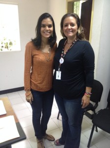 Con Elina Suárez, coordinadora de Salud Hatillo